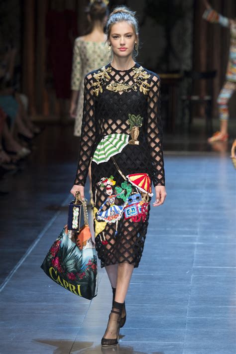 dolce and gabbana runway show.